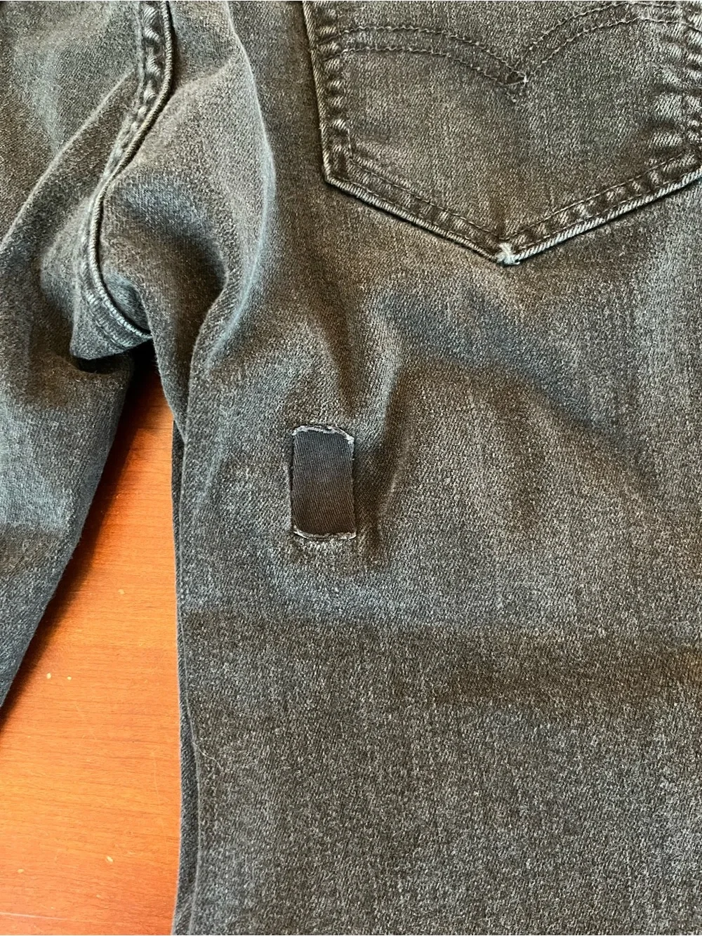 Levi's 511 Slim Fit Black Jean Waterless Men's Denim W33 L34